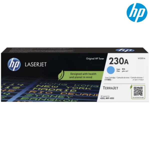 HP 정품토너 No.230A W2301A 파랑 (4203dn/1800매)