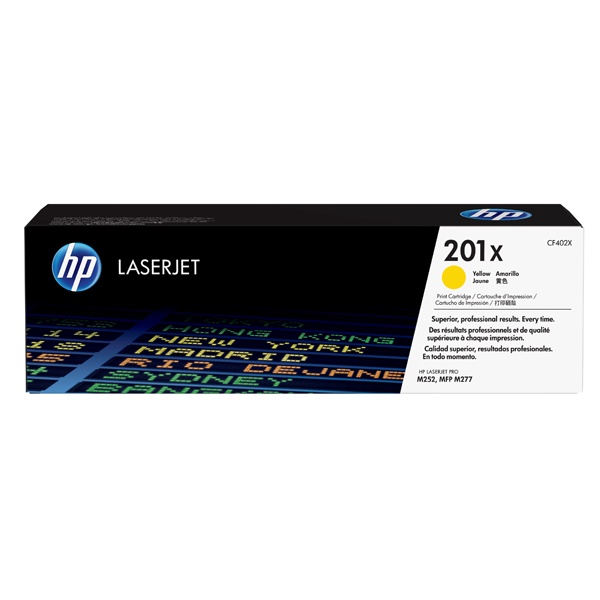 HP 정품토너 No.201X CF402X 노랑 (M252dw/2300매)