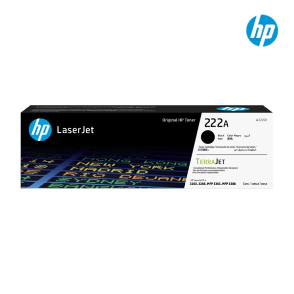 HP 정품토너 No.222A W2220A 검정 (3203dn/1300매)