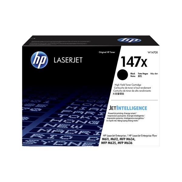 HP 정품토너 NO.147X W1470X 검정 (M611dn/25200매)