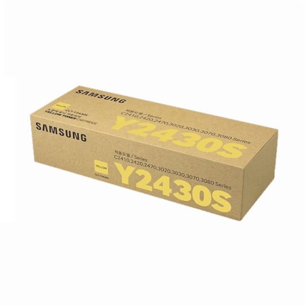 삼성 정품토너 CLT-Y2430S 노랑 (SL-C2420DW/1500매)