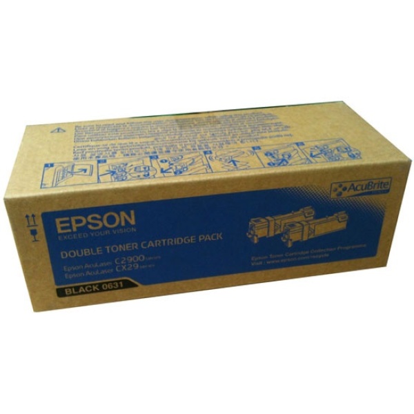 EPSON 정품토너 S050631 검정 (C2900N/더블팩/3000매 x 2)