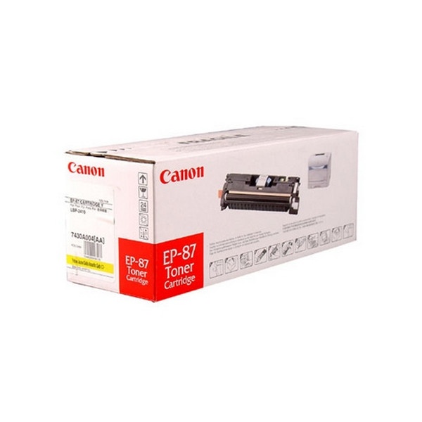 Canon 정품토너 EP-87Y 노랑 (LBP2410/4000매)