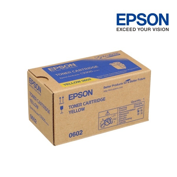 EPSON 정품토너 S050602 노랑 (C9300N/7500매)
