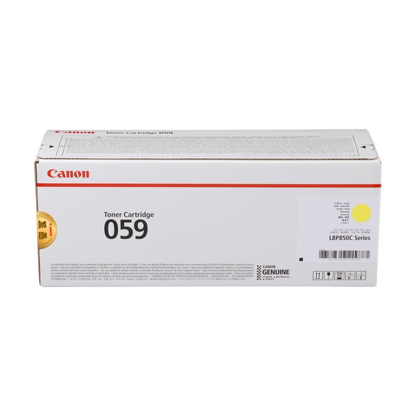 Canon 정품토너 CRG-059Y 노랑 (LBP852cx/5000매)