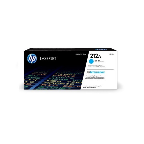 HP 정품토너 NO.212A W2121A 파랑 (M554DN/4500매)