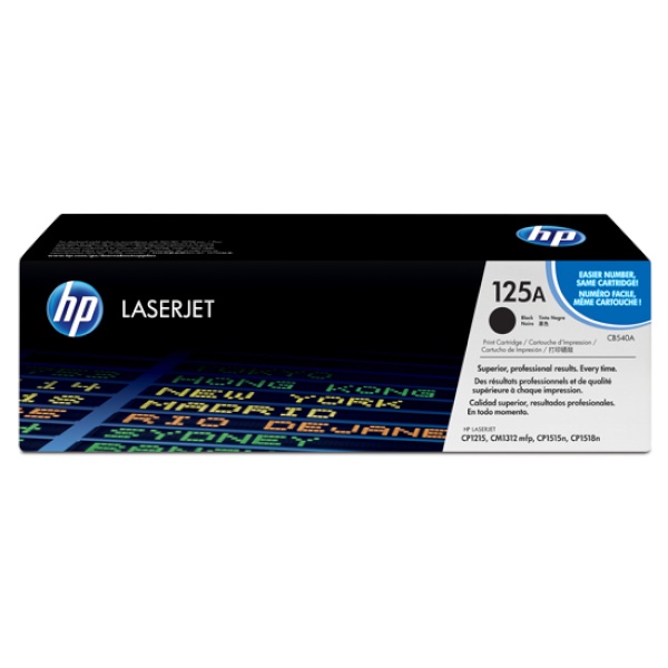 HP 정품토너 No.125A CB540A 검정 (CP1215/2200매)