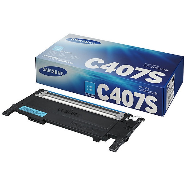 [삼성전자] 정품토너 CLT-C407S 파랑 (CLP-320K/1K)