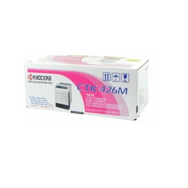KYOCERA 교세라 정품토너 CTK-426M 빨강 (FS-C5300dn/10K)