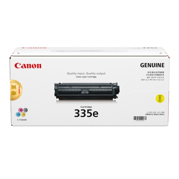 Canon 정품토너 CRG-335eY 노랑 (LBP843cxz/7400매)
