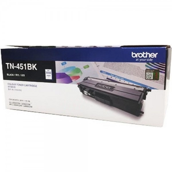 Brother 정품토너 TN-451BK 검정 (L8360CDW/3000매)