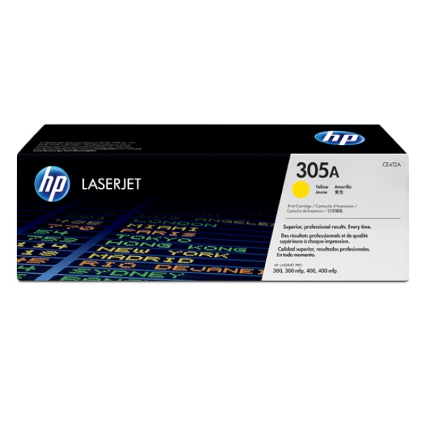 HP 정품토너 No.305A CE412A 노랑 (M451dn/2600매)