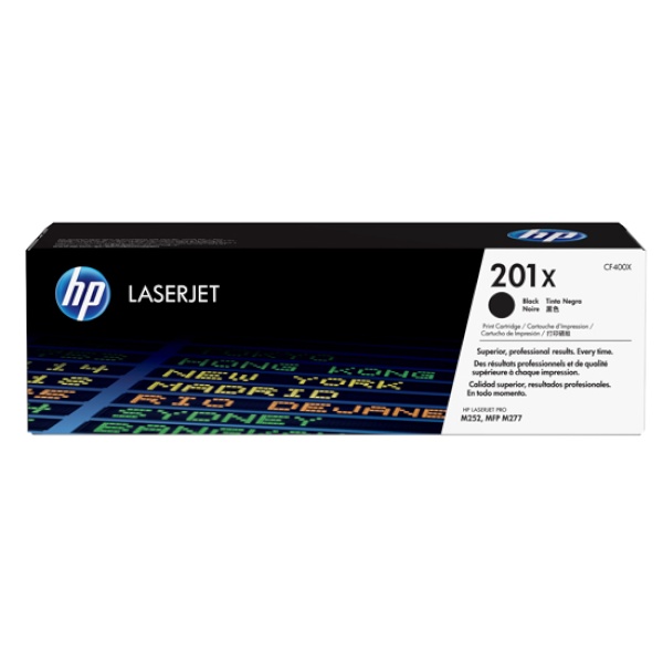 HP 정품토너 No.201X CF400X 검정 (M252dw/2700매)