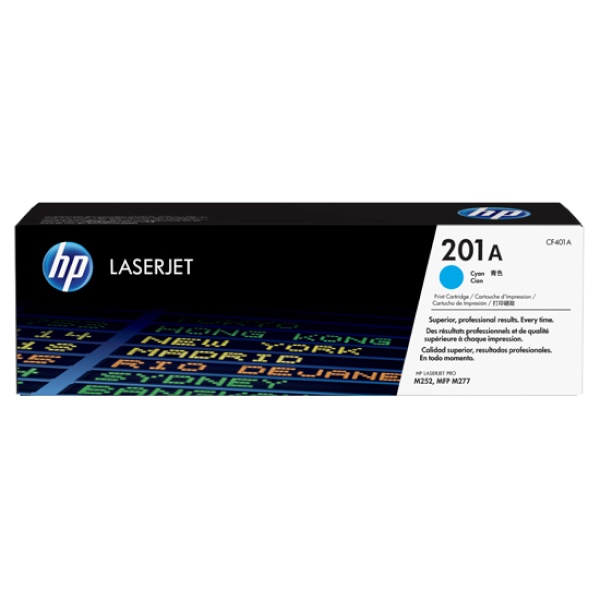 HP 정품토너 No.201A CF401A 파랑 (M252dw/1400매)