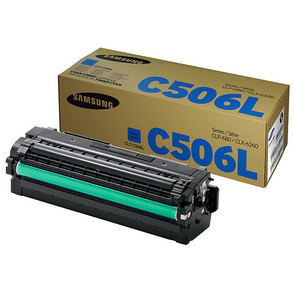 삼성 정품토너 CLT-C506L 파랑(CLP-680ND/3500매)